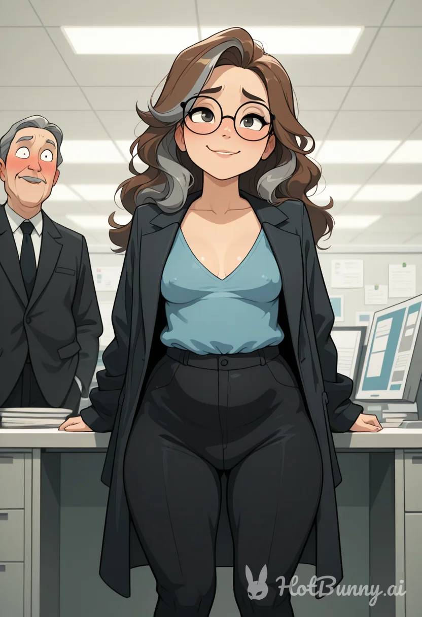 Chubby Office Ai Hentai