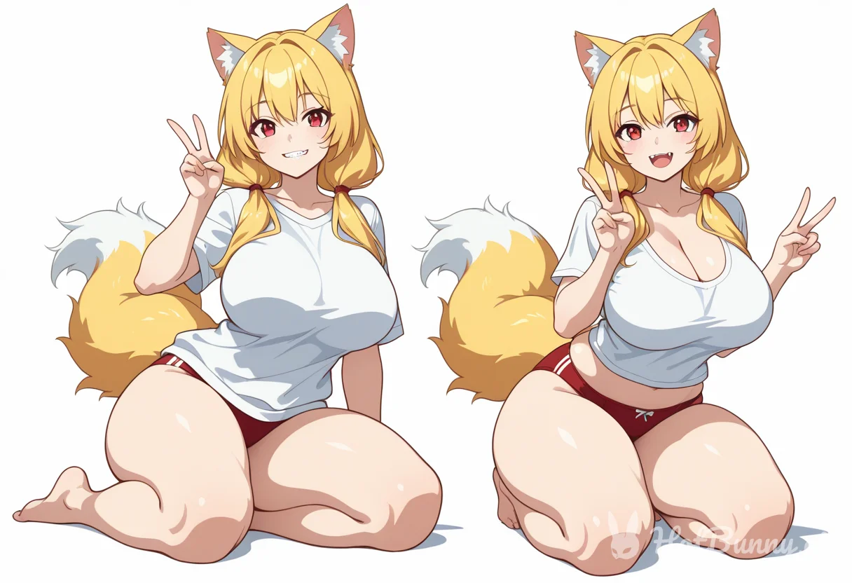 Fox Girl Blonde Ai Hentai