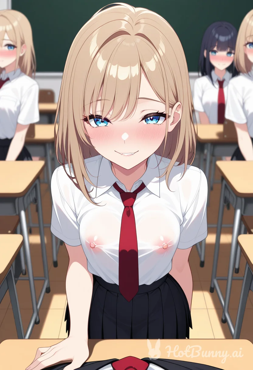 School Girl picked the wrong Sex education class
