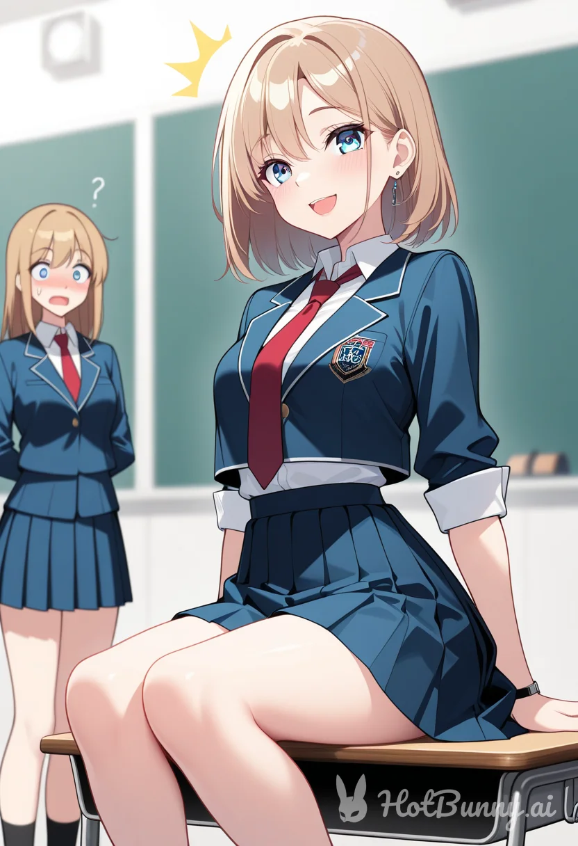 School Girl picked the wrong Sex education class