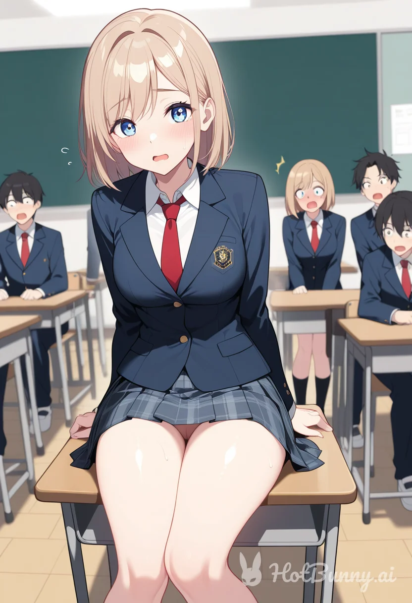 School Girl picked the wrong Sex education class