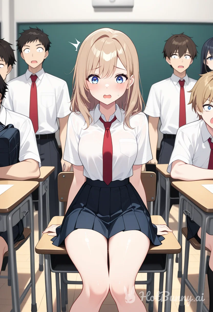 School Girl picked the wrong Sex education class