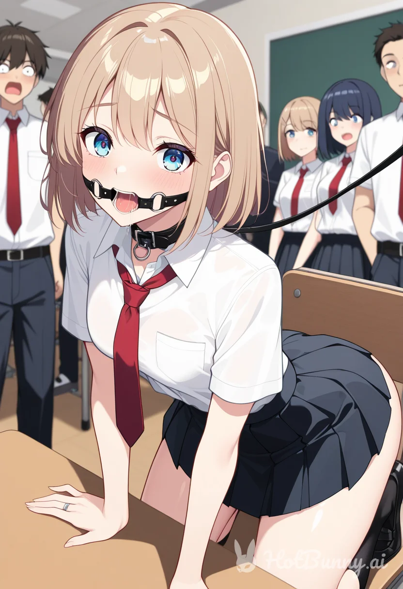 School Girl picked the wrong Sex education class