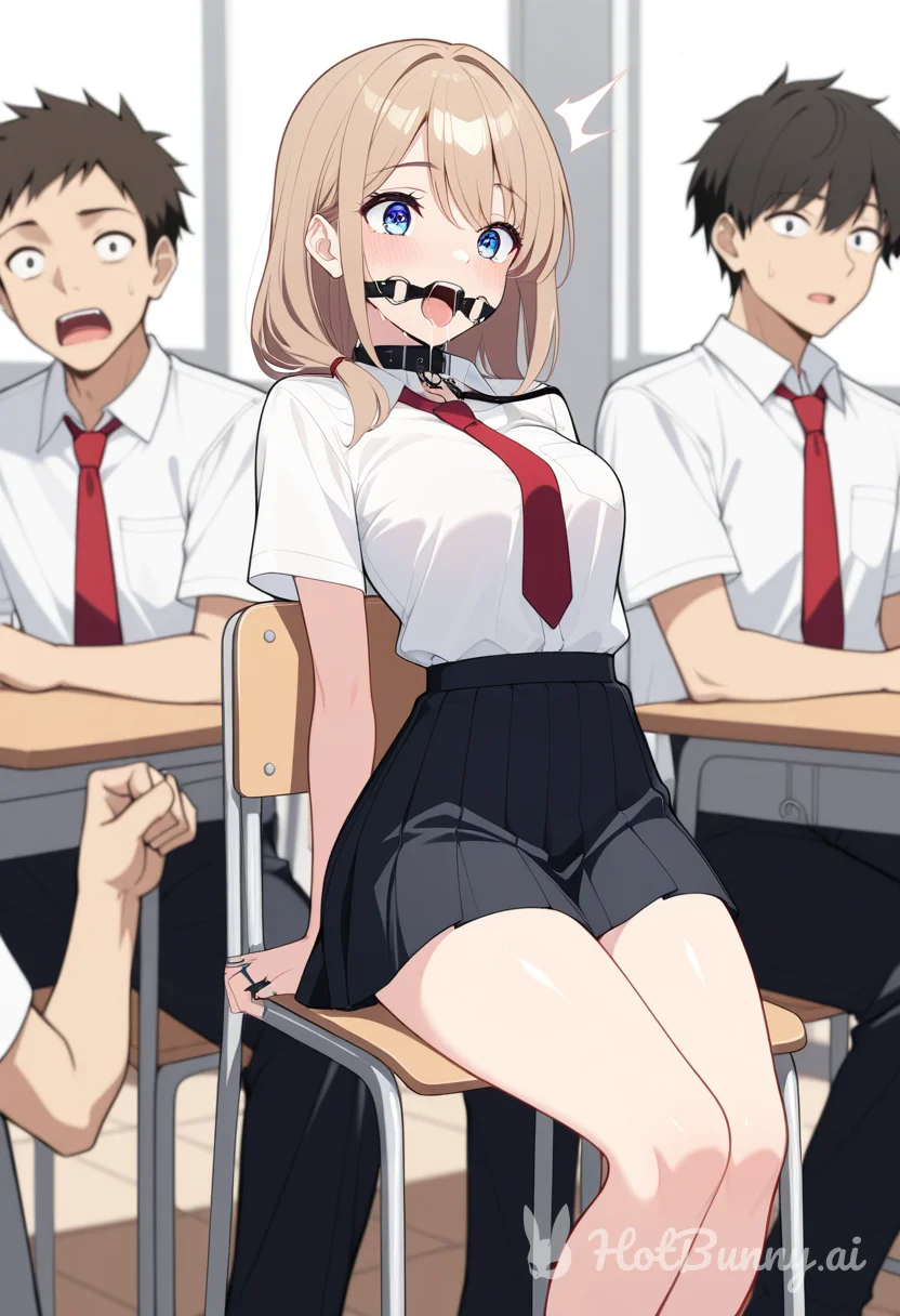 School Girl picked the wrong Sex education class
