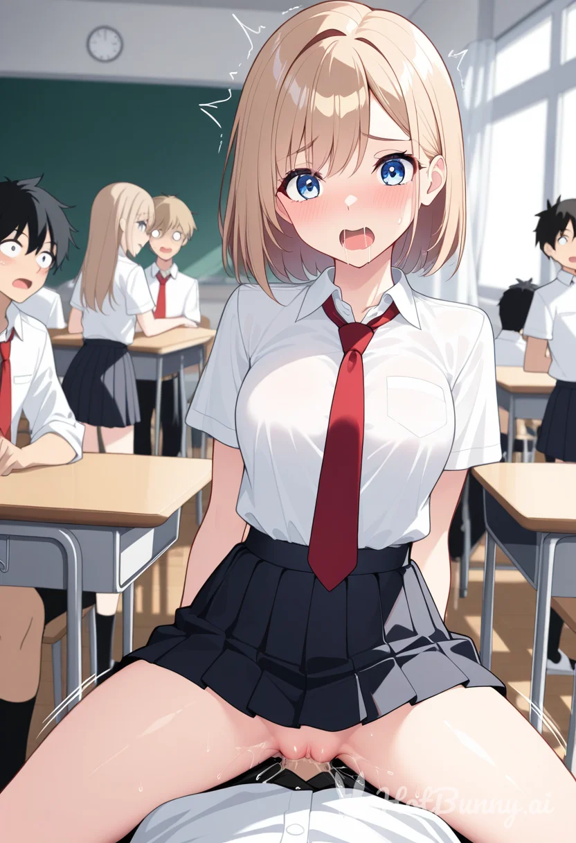 School Girl picked the wrong Sex education class