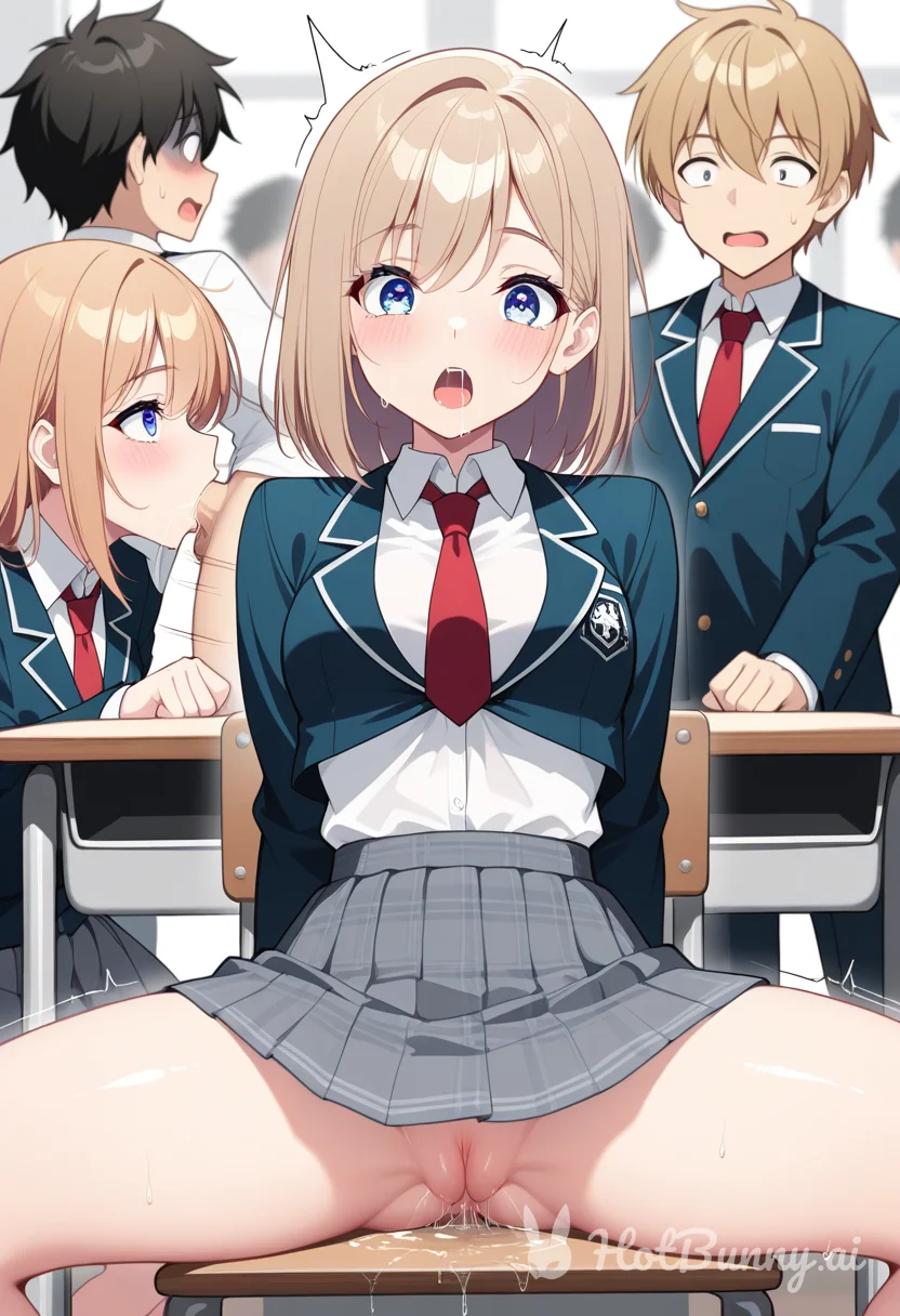 School Girl picked the wrong Sex education class