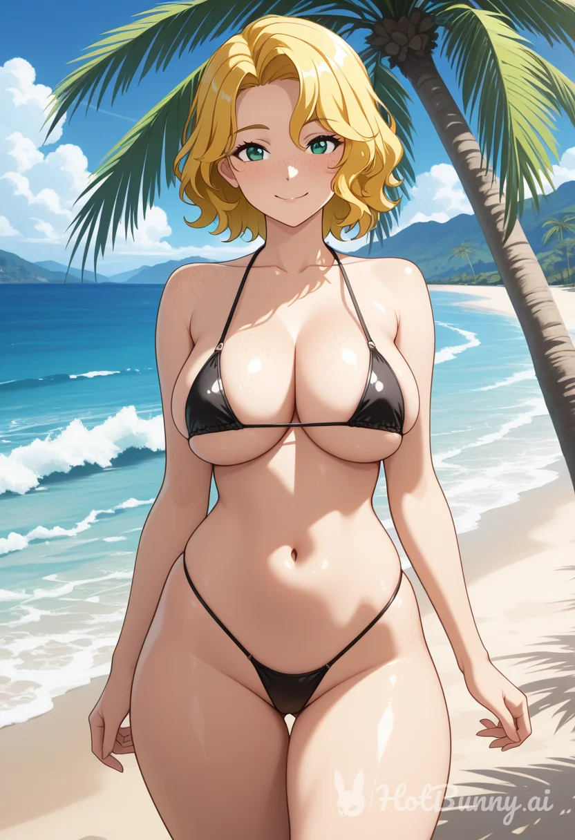 Swimsuit Blonde Ai Hentai