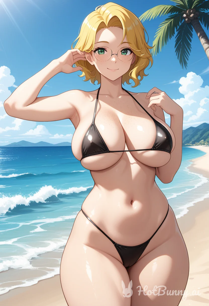 Swimsuit Blonde Ai Hentai