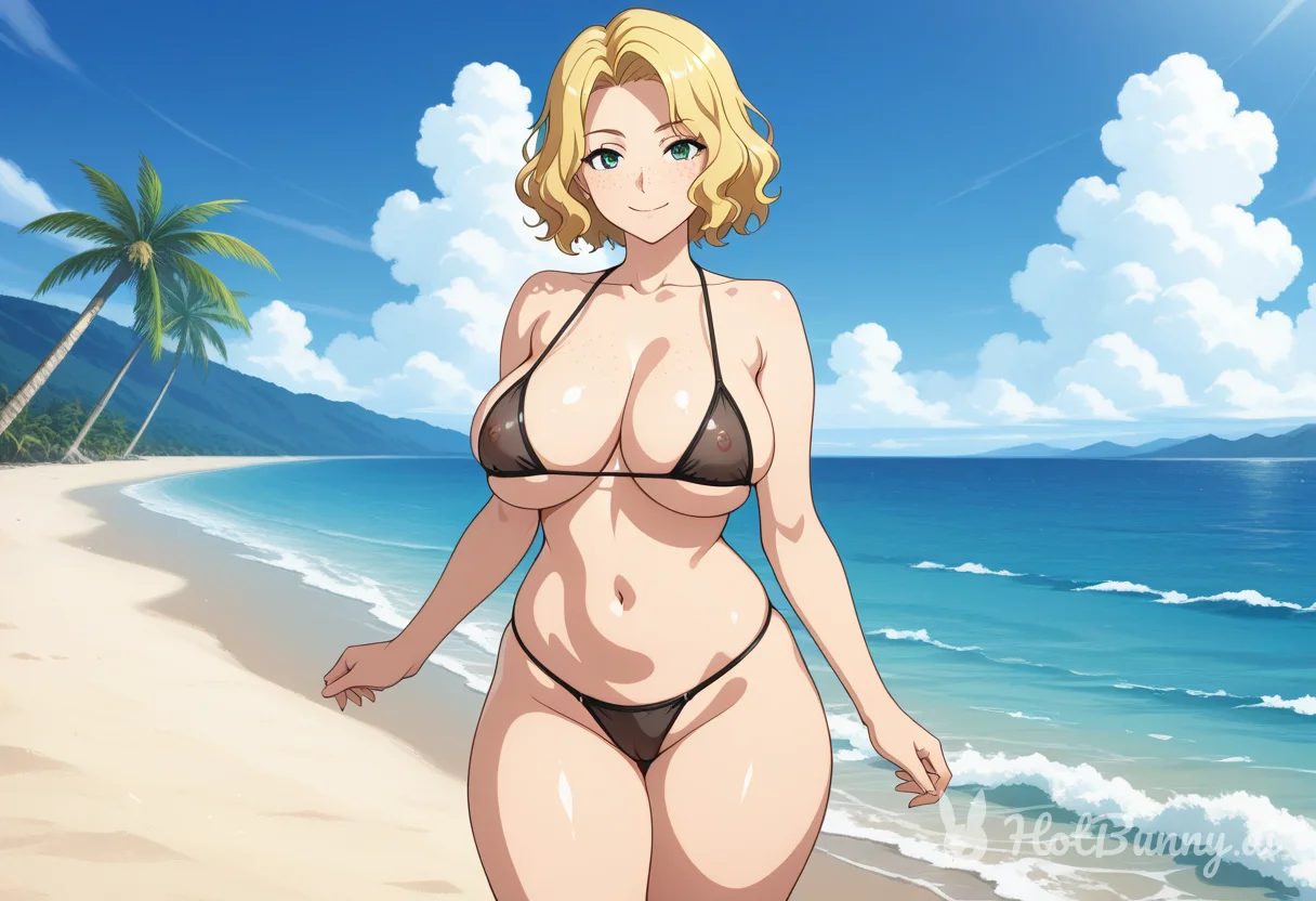Swimsuit Blonde Ai Hentai