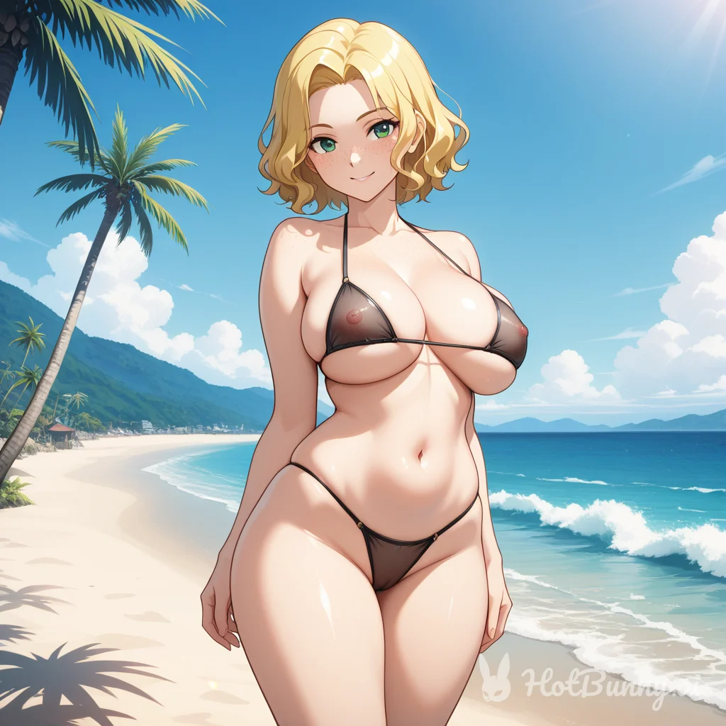 Swimsuit Blonde Ai Hentai