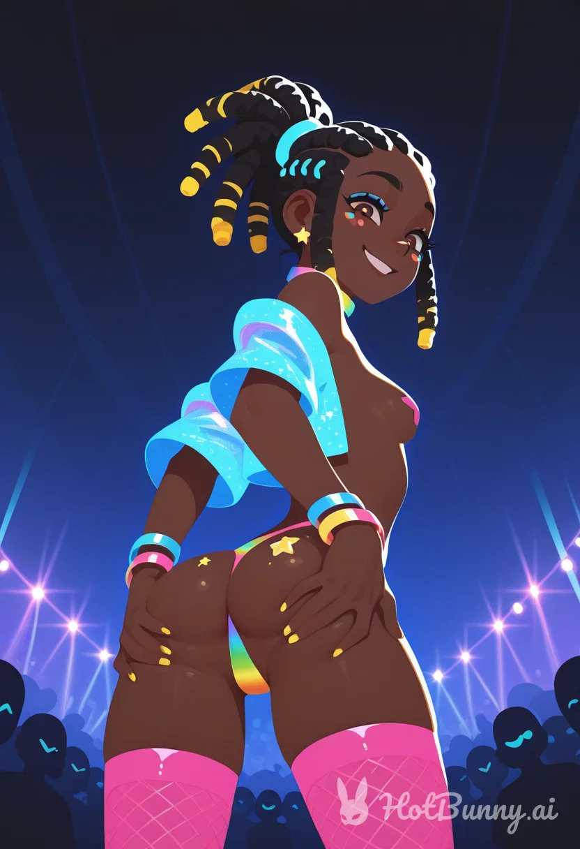 Public Black Swimsuit Ai Hentai