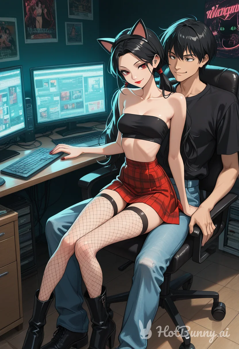 Cat Girl Lingerie Ai Hentai