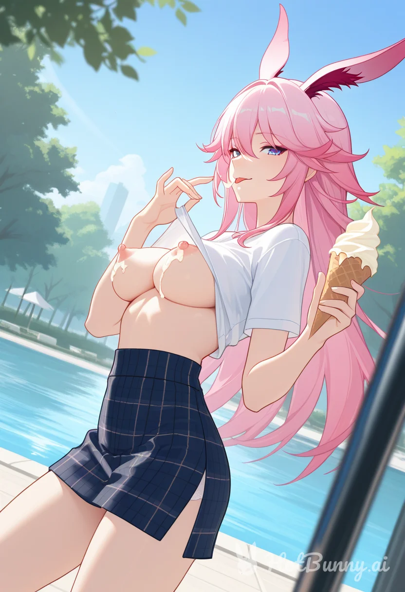 Yae Miko and Yae Sakura Ai Hentai