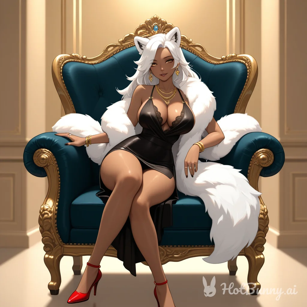 Fox Girl Ebony Vtuber Ai Hentai