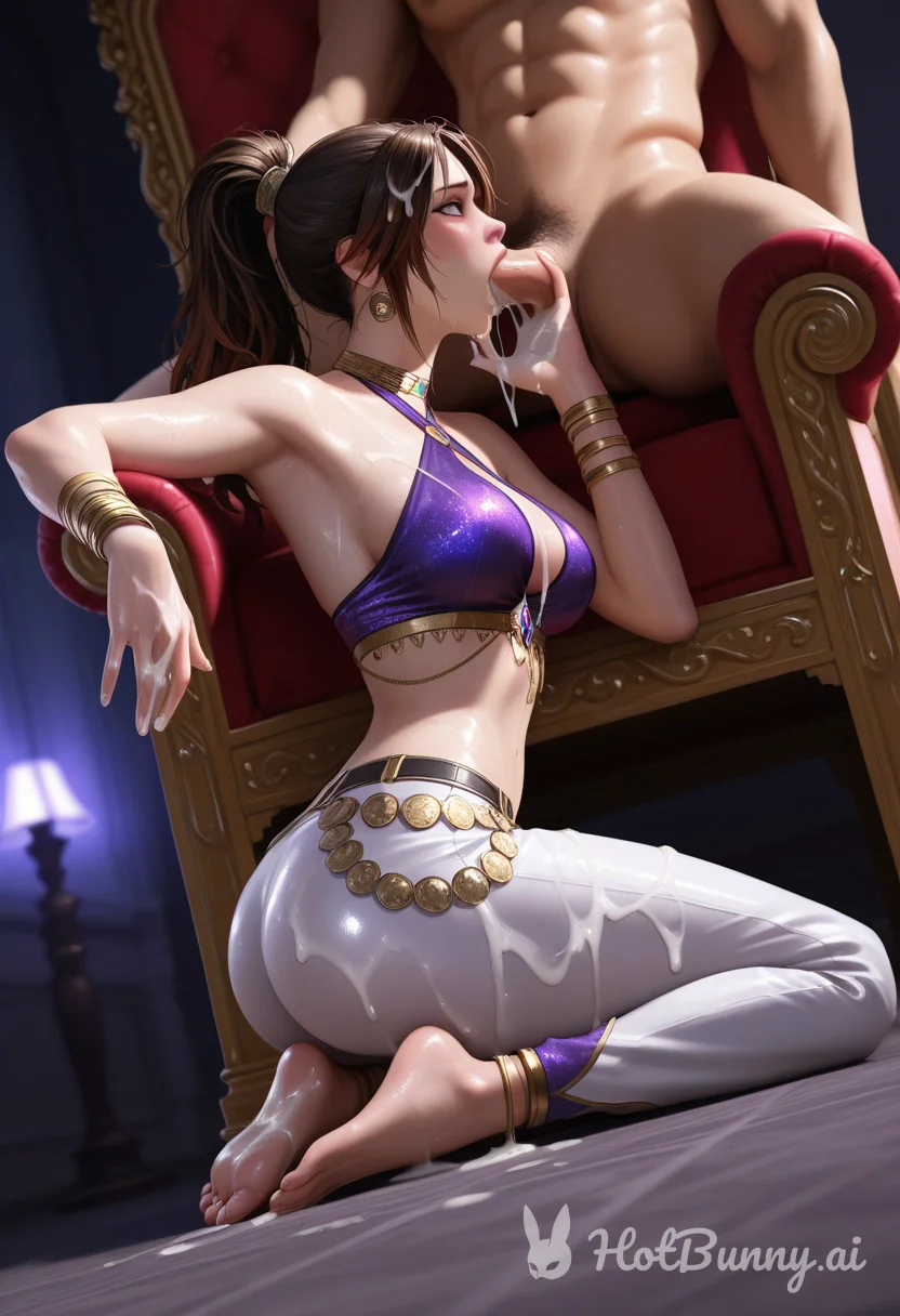 Warrior Of Light from Final Fantasy Blowjob Ai Hentai