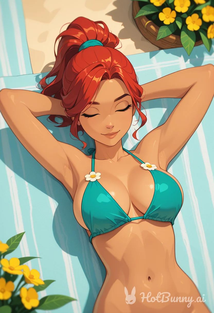 Ebony Swimsuit Ai Hentai
