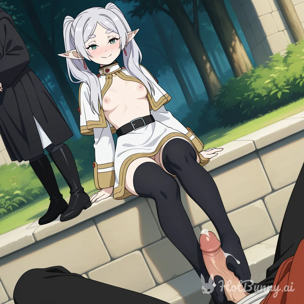 Frieren Elf Footjob Ai Hentai