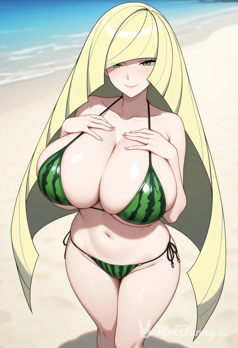 Lusamine from Pokemon Ai Hentai