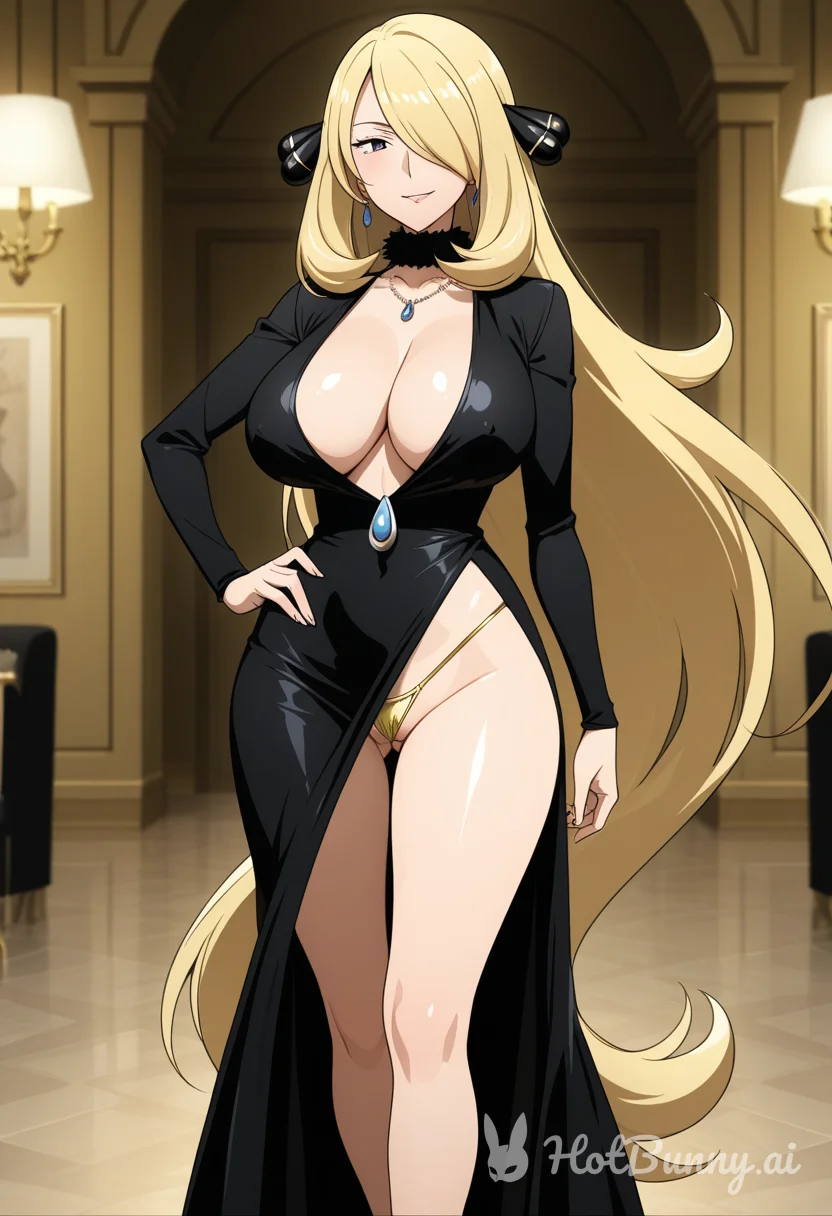 cynthia at a party