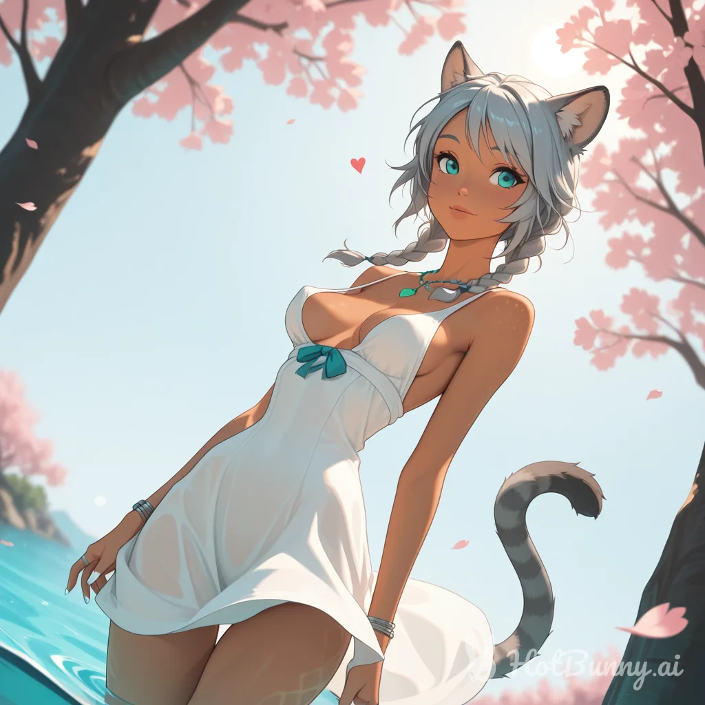 Warrior Of Light from Final Fantasy Cat Girl Ai Hentai