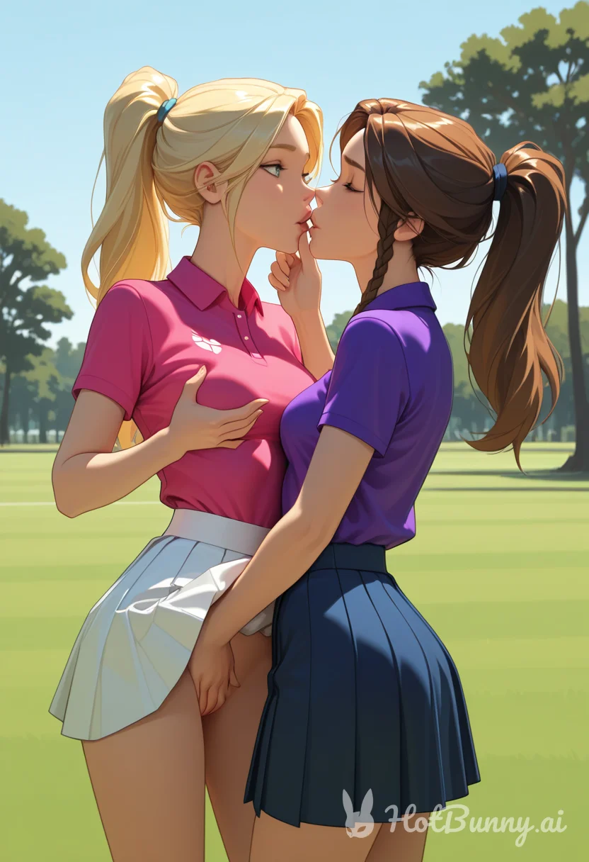 Lesbian Blonde Ai Hentai
