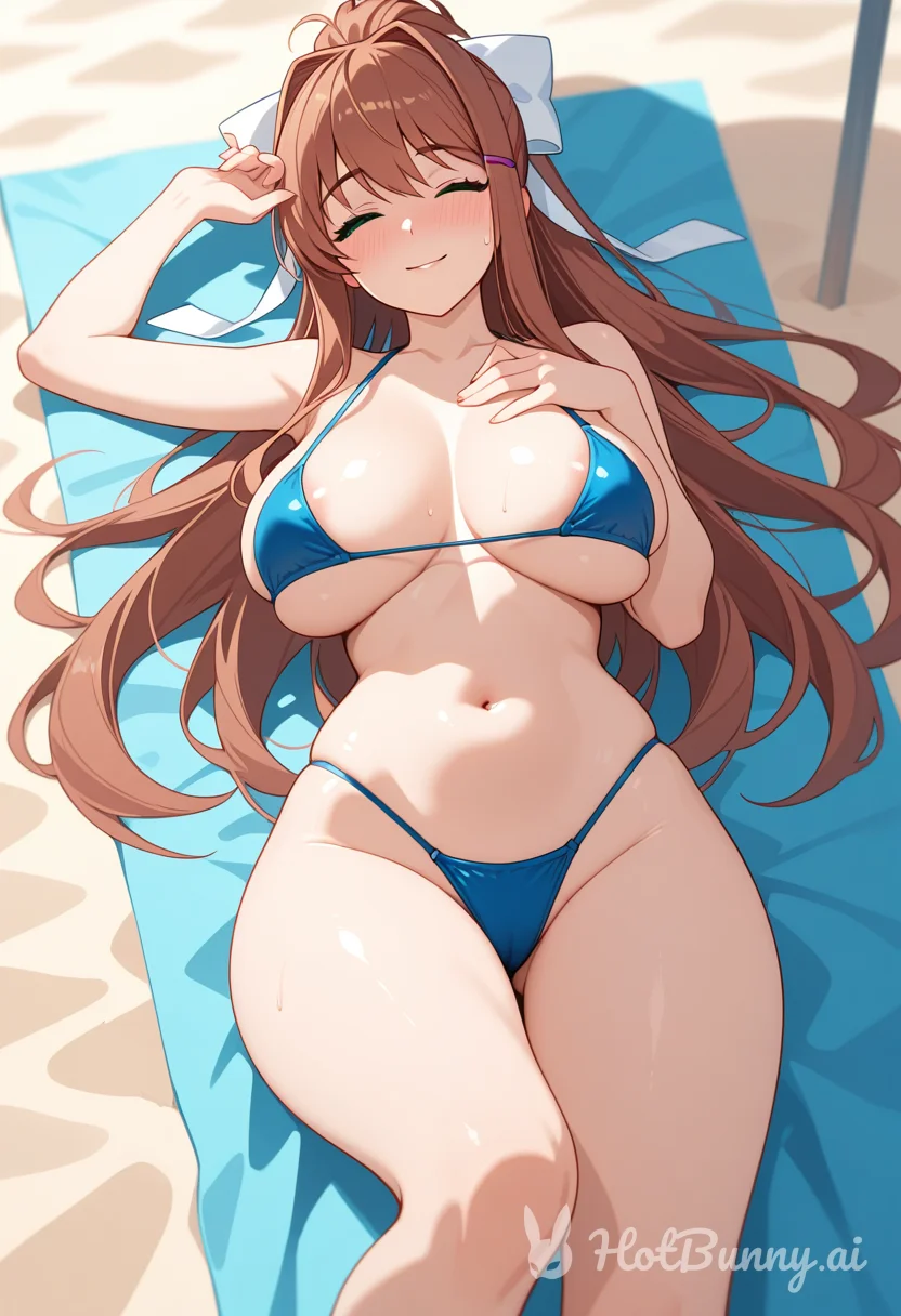 Monika Basking in the Sun