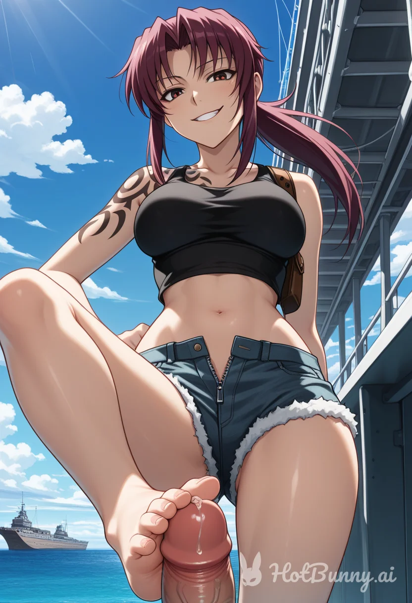 Revy Footjob Ai Hentai
