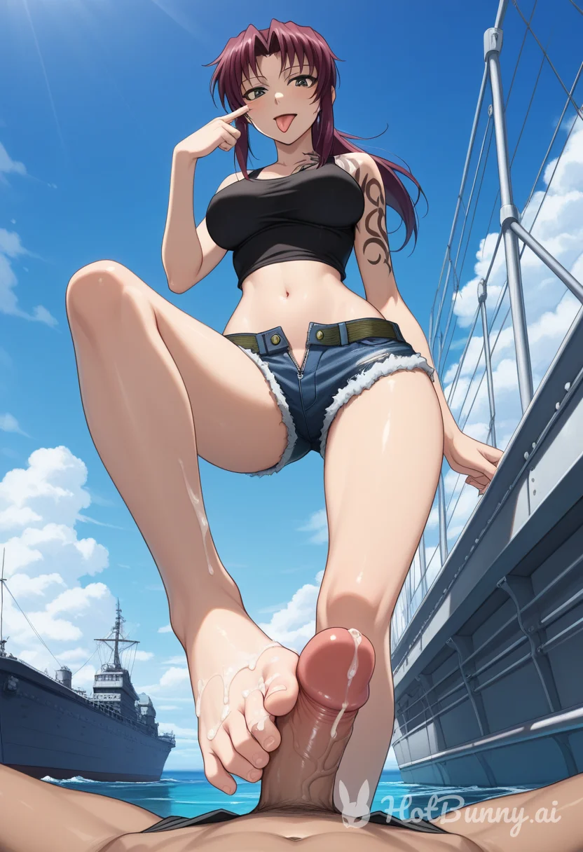 Revy Footjob Ai Hentai