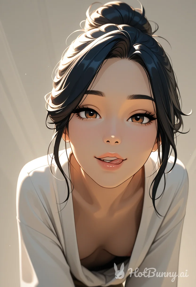 Licking Lips Ai Hentai