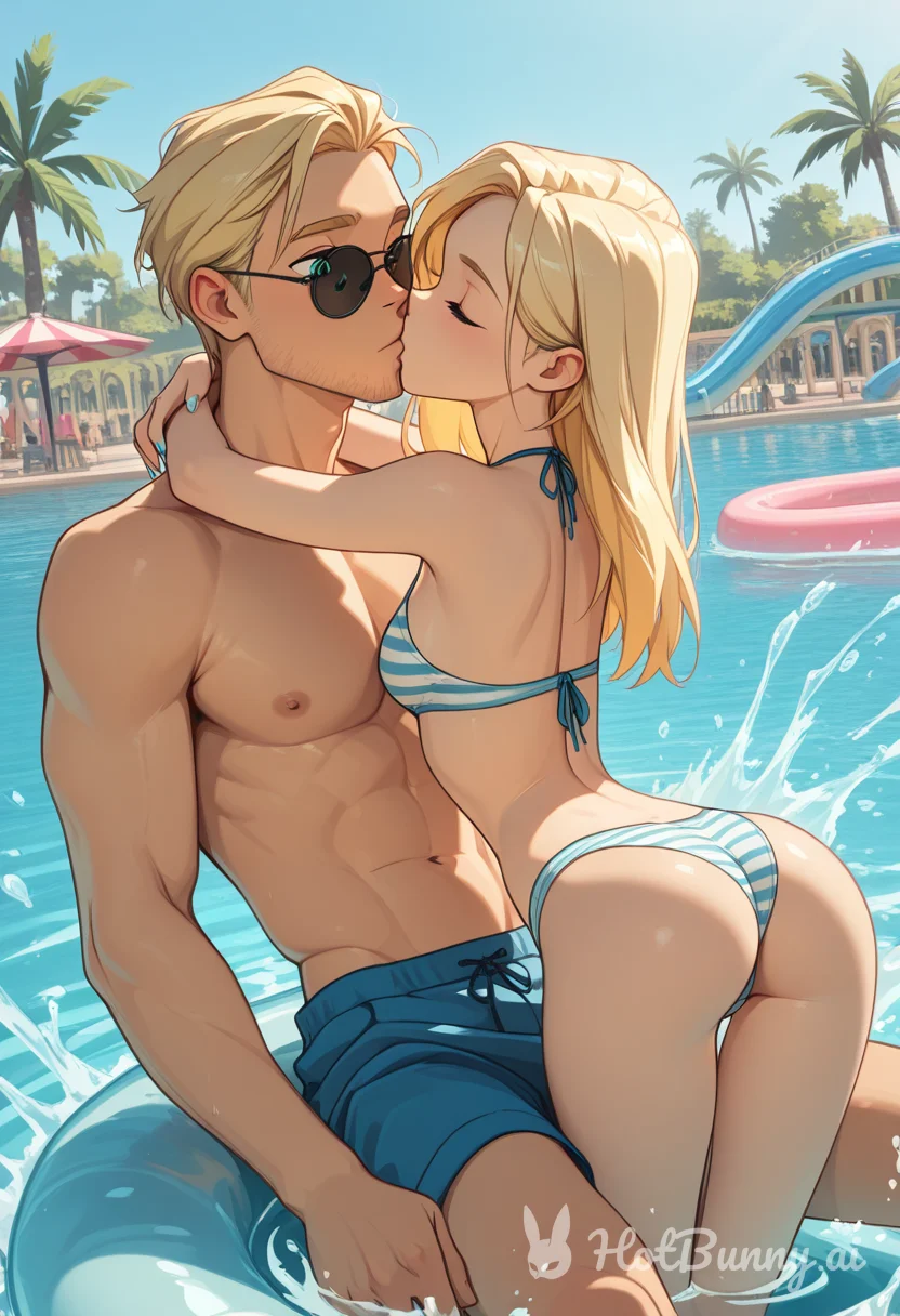 Swimsuit Blonde Ai Hentai
