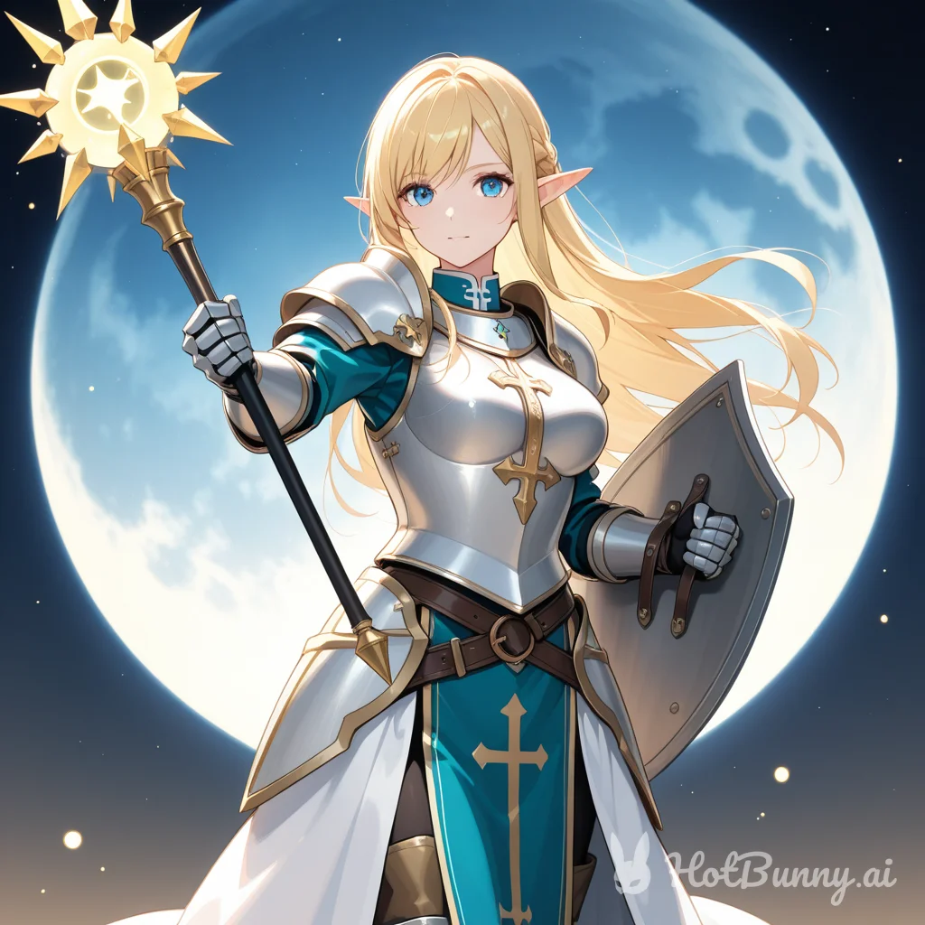 Elf Blonde Knight Ai Hentai