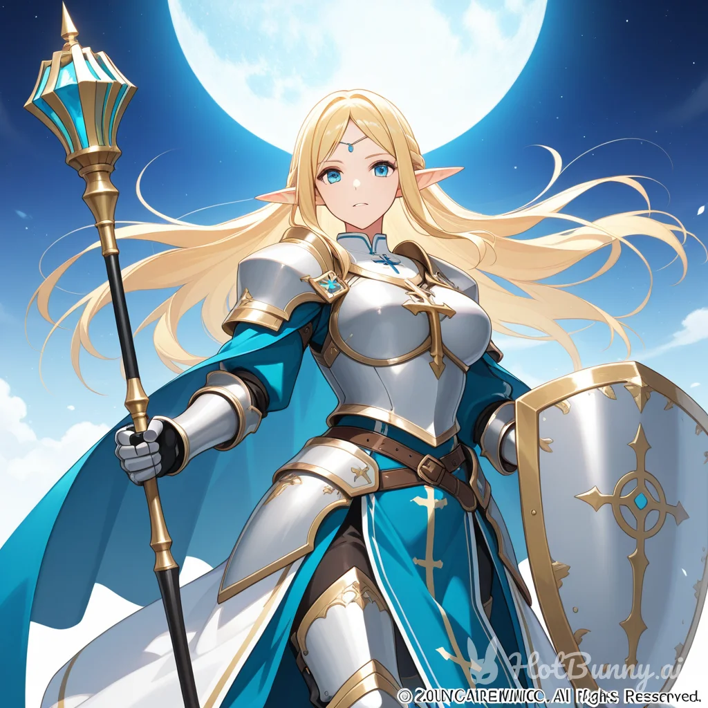 Elf Blonde Knight Ai Hentai