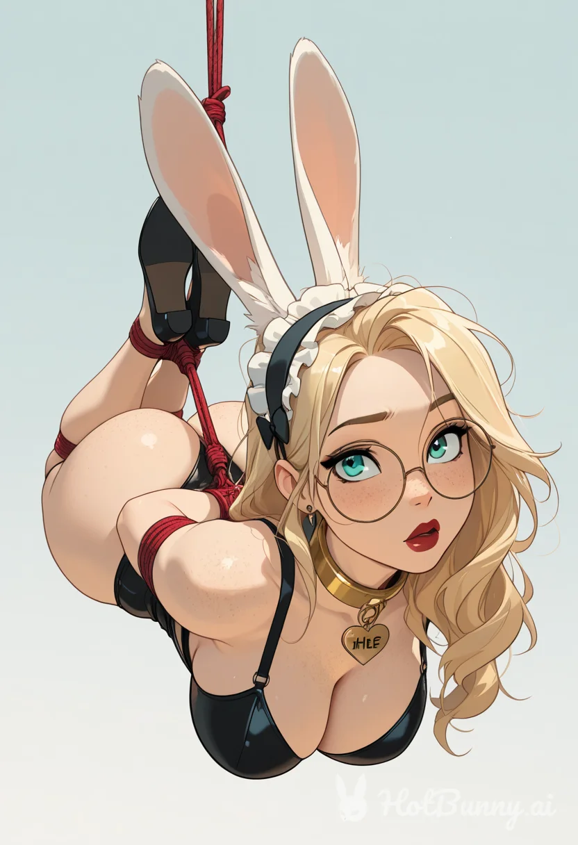 Bondage Bunny Girl Blonde Ai Hentai