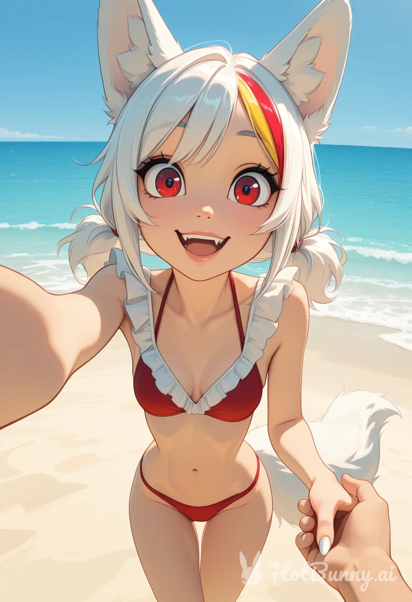 Furry Swimsuit Blonde Ai Hentai