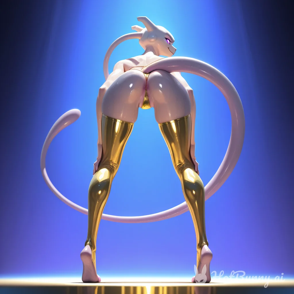 Mewtwo from Pokemon Furry Ai Hentai