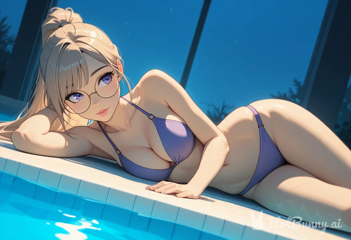 Pink Lips Swimsuit Ai Hentai