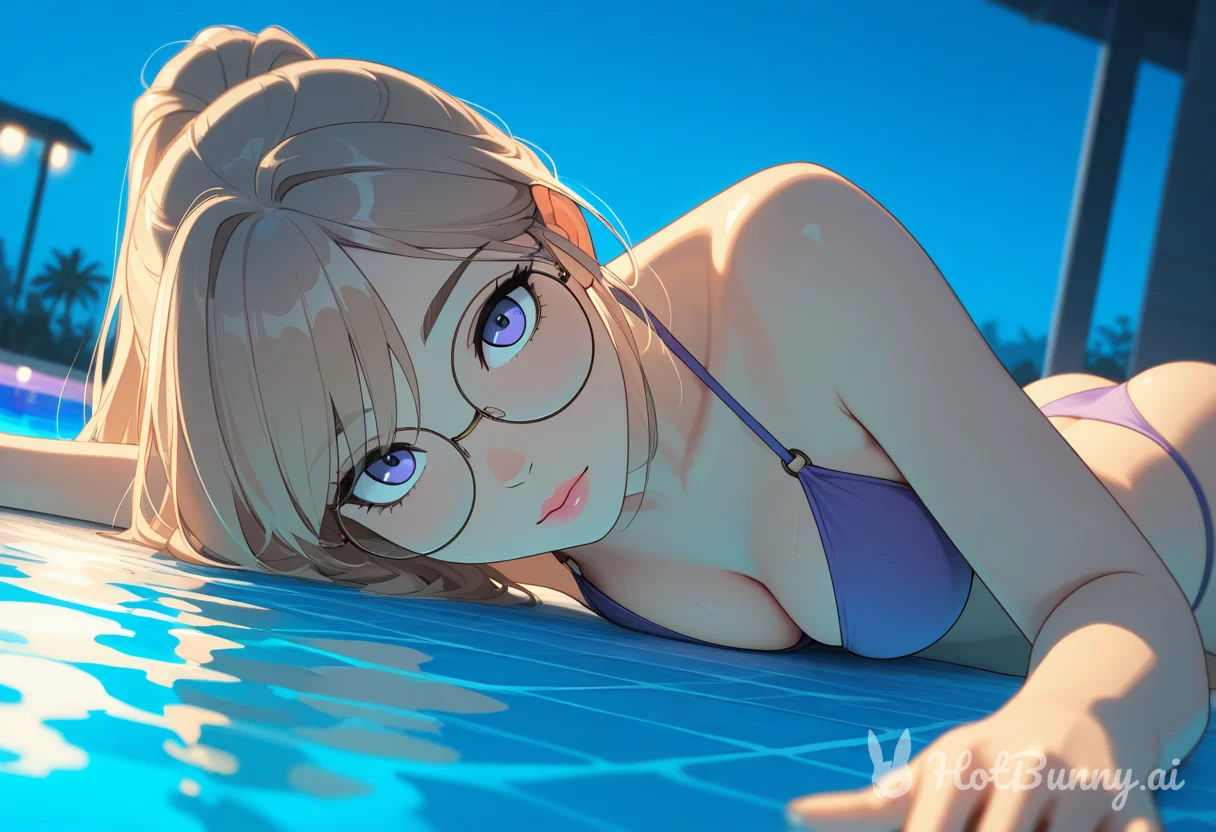 Pink Lips Swimsuit Ai Hentai