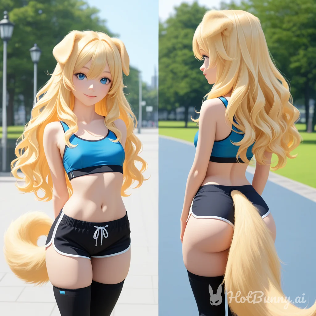 Dog Girl Blonde Ai Hentai