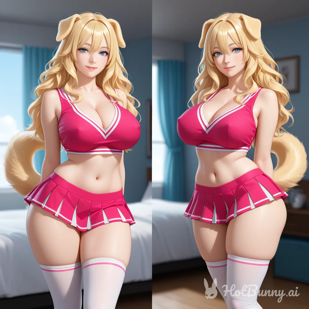 Dog Girl Blonde Cheerleader Ai Hentai