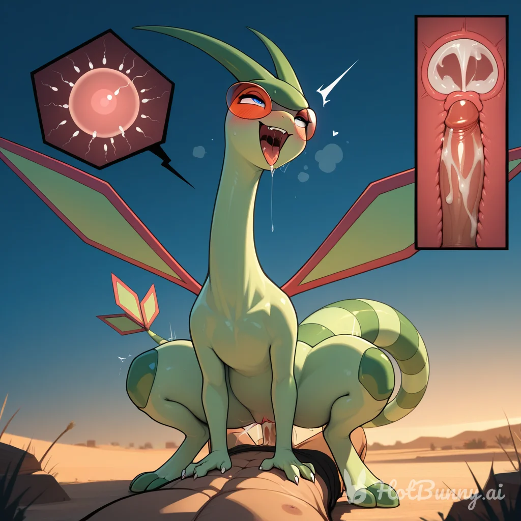 Flygon and Charizard Furry Pokephilia Ai Hentai