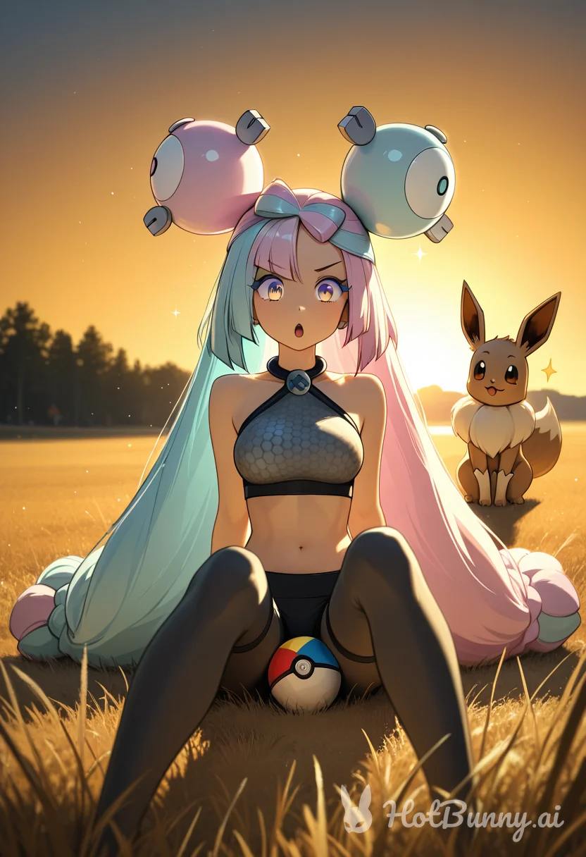 Iono and Eevee Ai Hentai