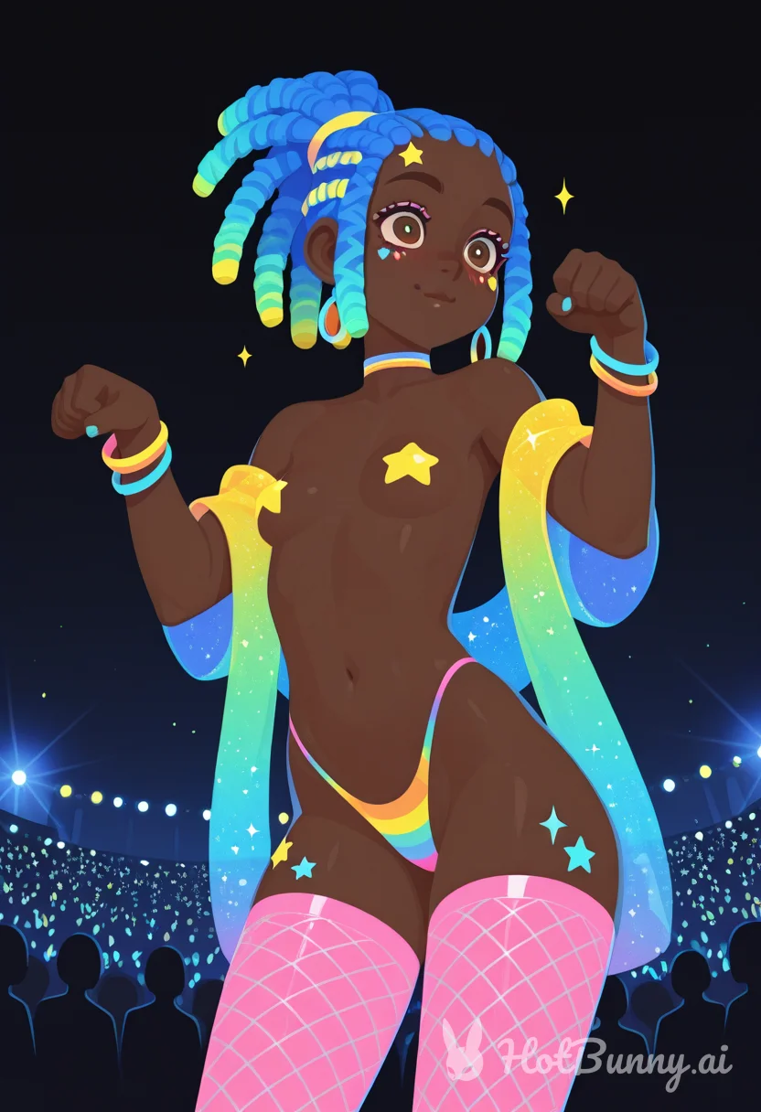 Public Black Swimsuit Ai Hentai