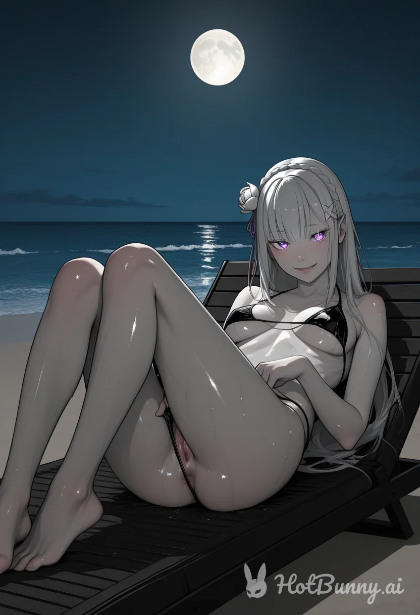 Emilia from Re Zero Ai Hentai