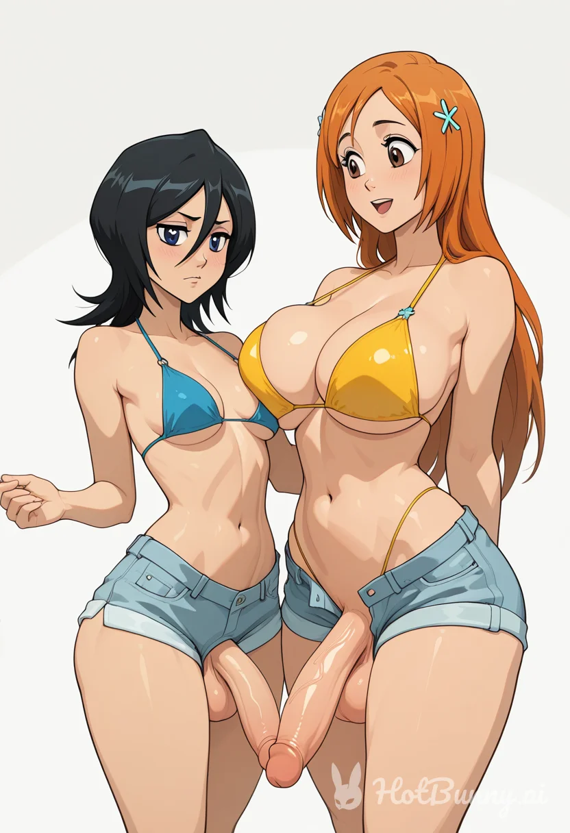 Nami and Rukia Futanari Ai Hentai