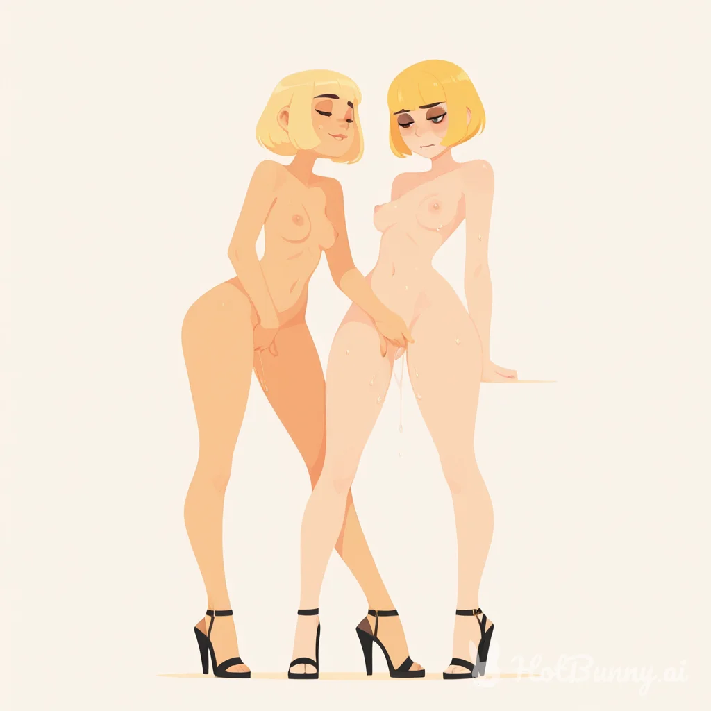 Lesbian Blonde Ai Hentai