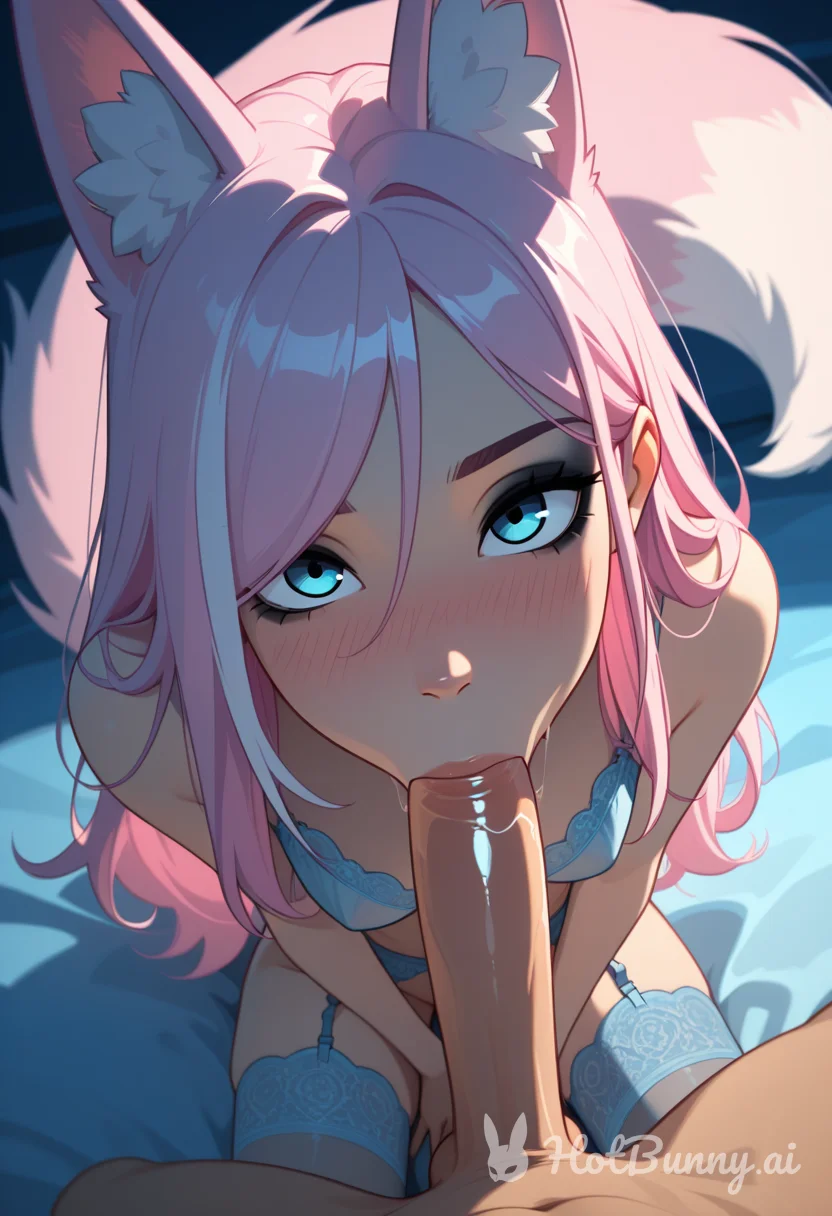 Fox Girl Blowjob Lingerie Ai Hentai
