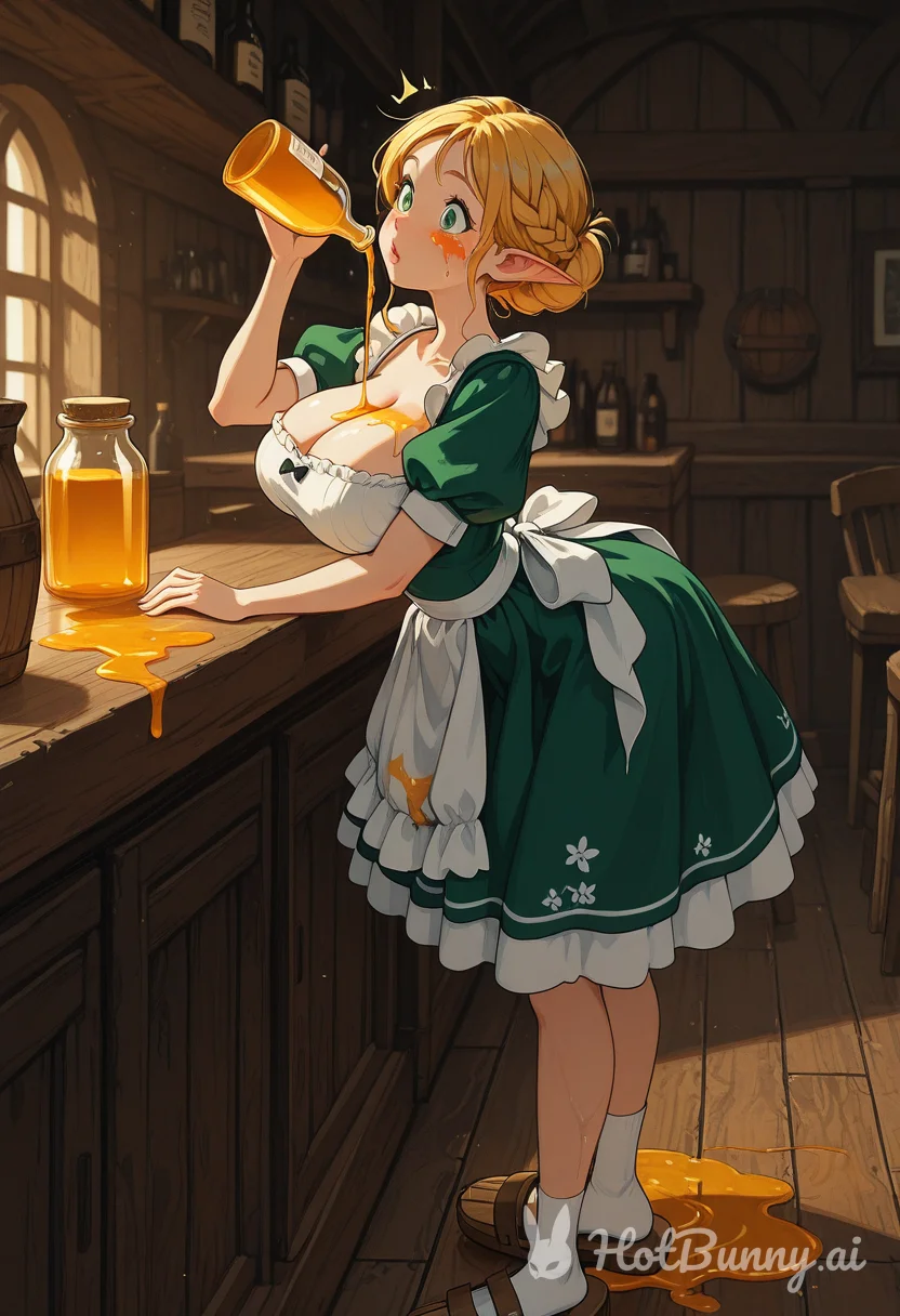 Elf Maid Blonde Ai Hentai