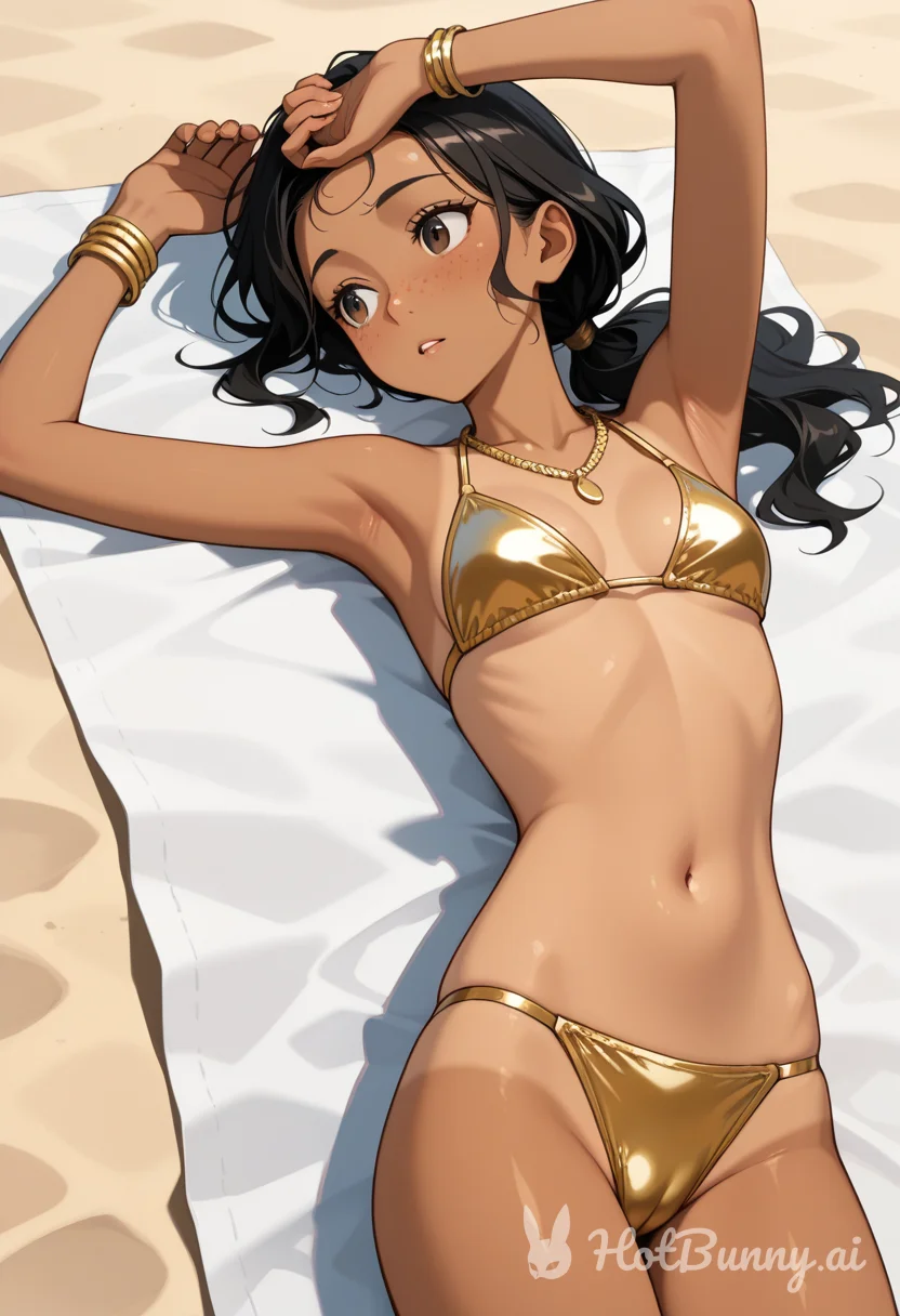 Ebony Swimsuit Ai Hentai