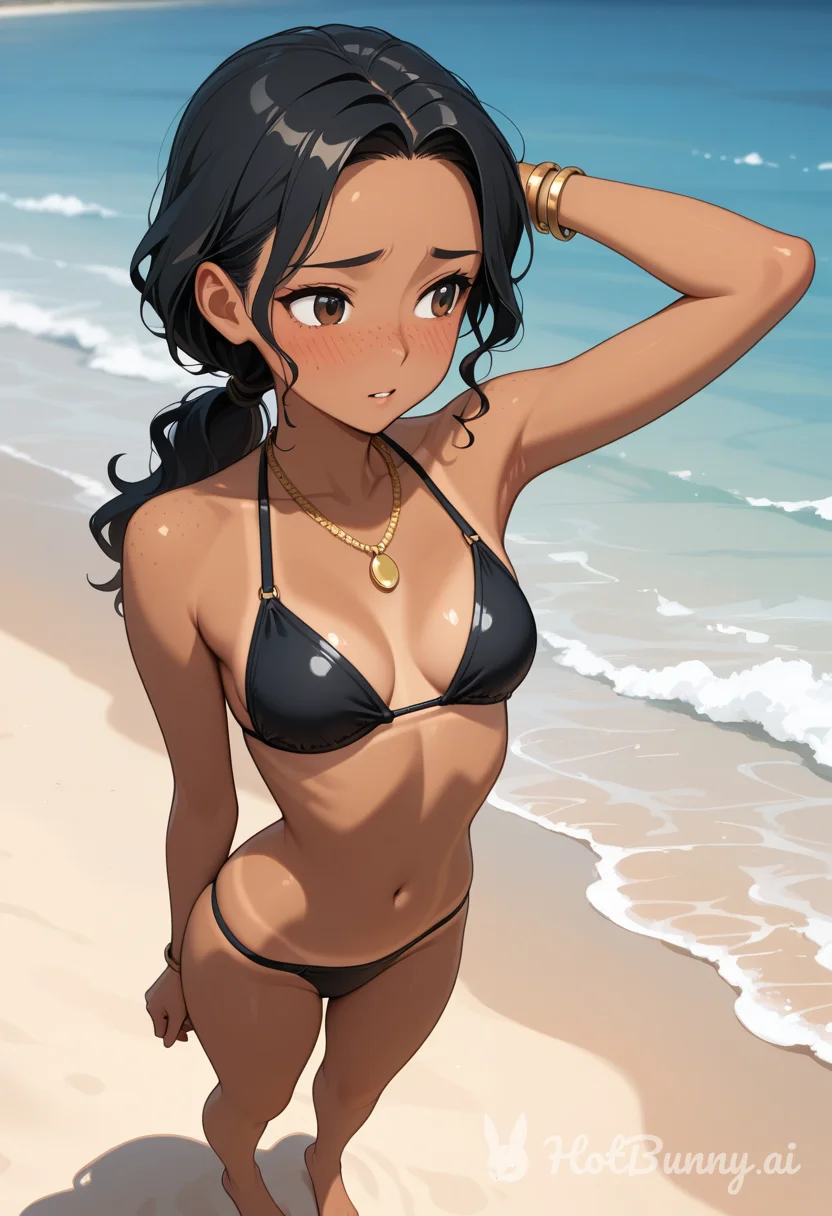 Ebony Swimsuit Ai Hentai