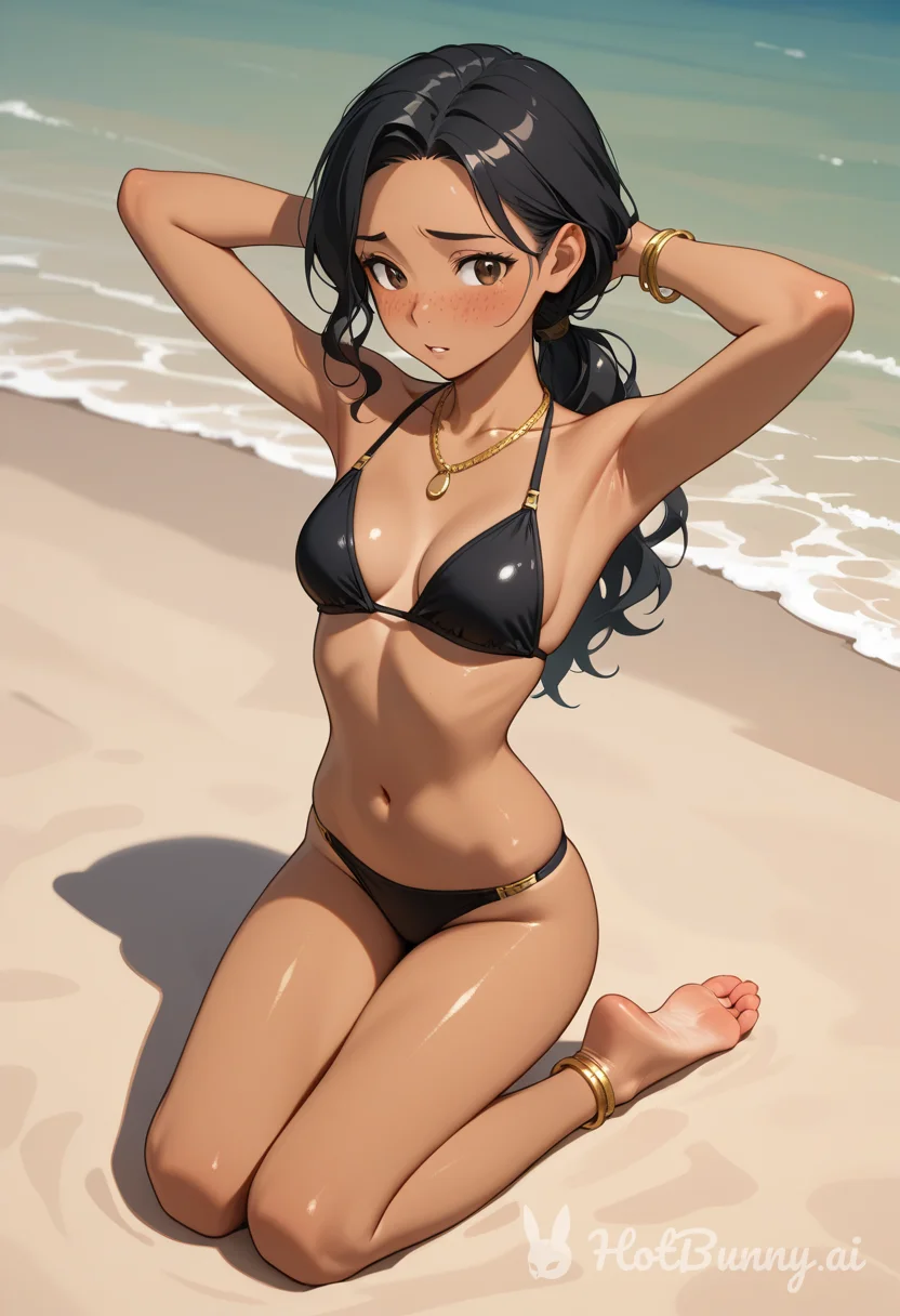 Ebony Swimsuit Ai Hentai